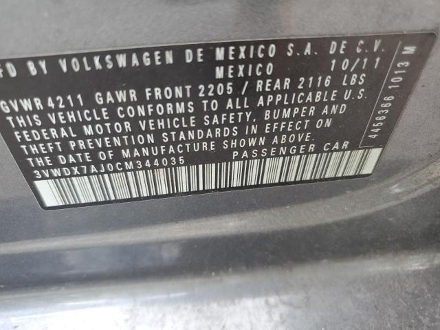 Photo 11 VIN: 3VWDX7AJ0CM344035 - VOLKSWAGEN JETTA 