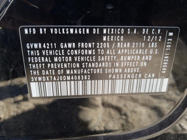 Photo 9 VIN: 3VWDX7AJ0DM408382 - VOLKSWAGEN JETTA SE 