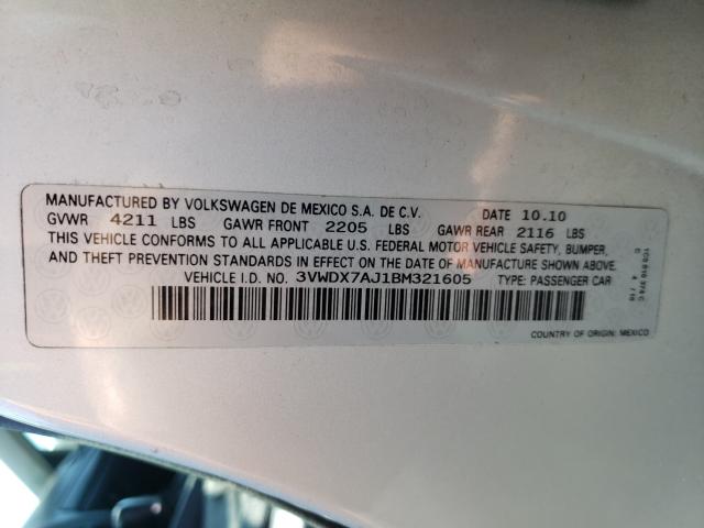 Photo 9 VIN: 3VWDX7AJ1BM321605 - VOLKSWAGEN JETTA SE 