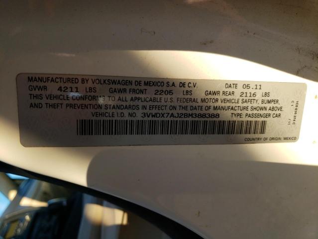 Photo 12 VIN: 3VWDX7AJ2BM388388 - VOLKSWAGEN JETTA SE 