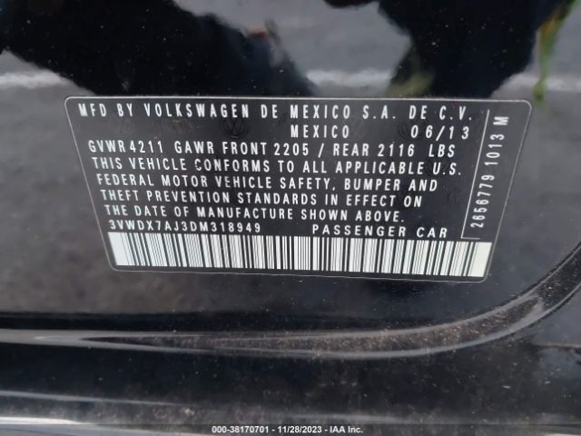 Photo 8 VIN: 3VWDX7AJ3DM318949 - VOLKSWAGEN JETTA 