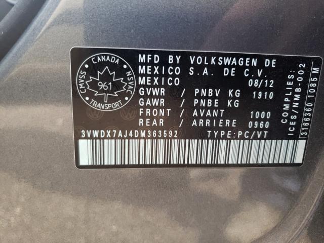 Photo 9 VIN: 3VWDX7AJ4DM363592 - VOLKSWAGEN JETTA 