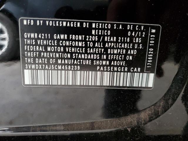 Photo 11 VIN: 3VWDX7AJ5CM458239 - VOLKSWAGEN JETTA 