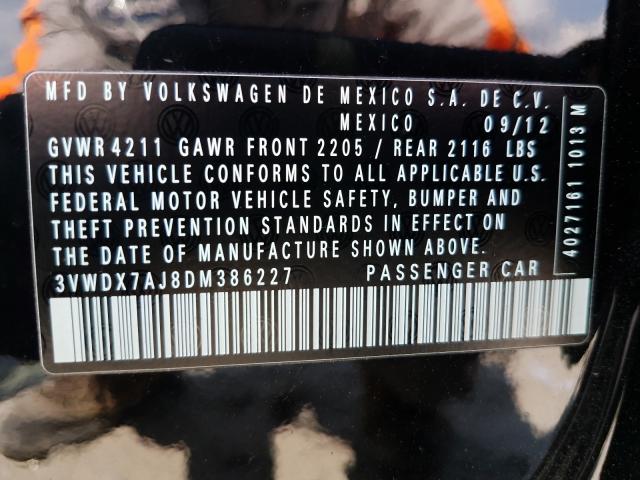 Photo 9 VIN: 3VWDX7AJ8DM386227 - VOLKSWAGEN JETTA SE 