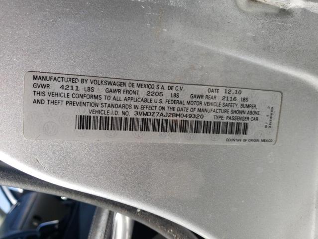 Photo 11 VIN: 3VWDZ7AJ2BM049320 - VOLKSWAGEN JETTA SE 