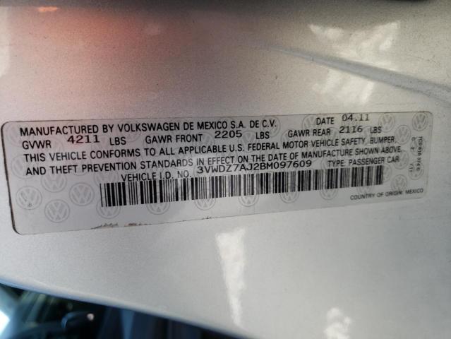 Photo 9 VIN: 3VWDZ7AJ2BM097609 - VOLKSWAGEN JETTA SE 