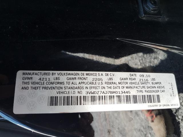 Photo 9 VIN: 3VWDZ7AJ7BM013445 - VOLKSWAGEN JETTA SE 