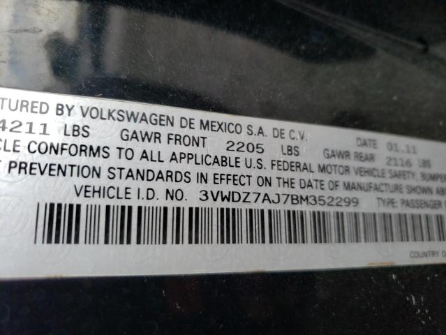 Photo 9 VIN: 3VWDZ7AJ7BM352299 - VOLKSWAGEN JETTA SE 