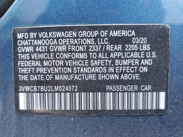 Photo 11 VIN: 3VWE57BU1KM058745 - VOLKSWAGEN JETTA 