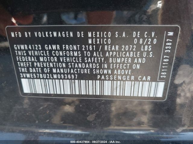 Photo 8 VIN: 3VWE57BU2LM093697 - VOLKSWAGEN JETTA 