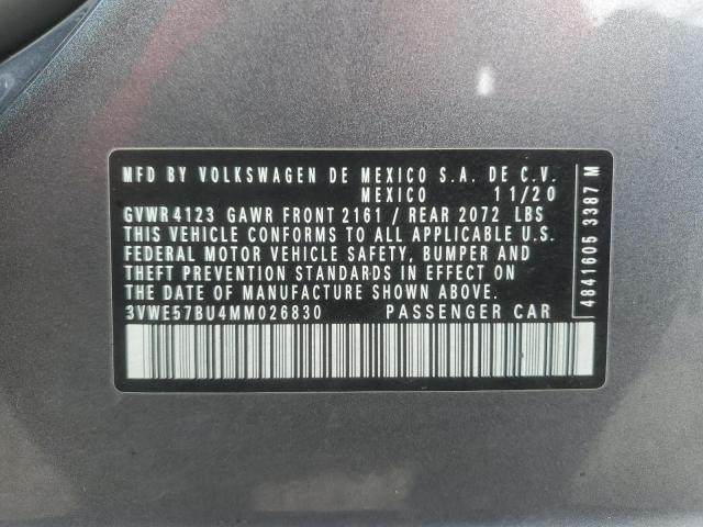 Photo 12 VIN: 3VWE57BU4MM026830 - VOLKSWAGEN JETTA SEL 