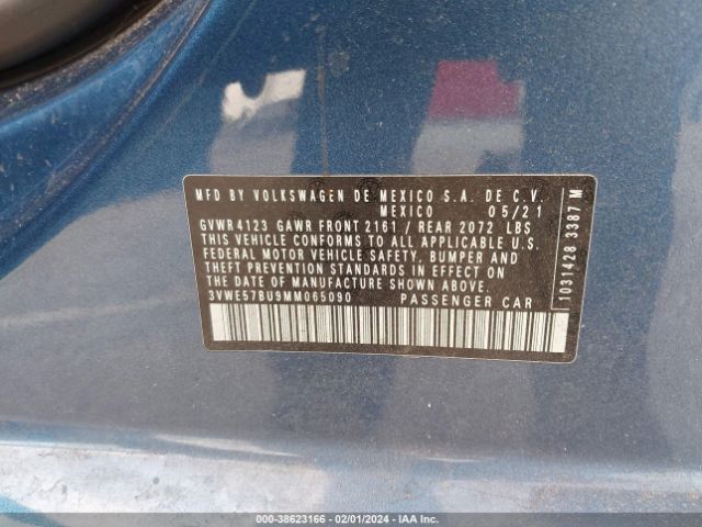 Photo 8 VIN: 3VWE57BU9MM065090 - VOLKSWAGEN JETTA 