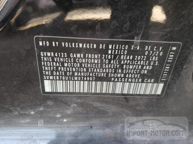 Photo 11 VIN: 3VWEB7BU1LM074907 - VOLKSWAGEN JETTA 