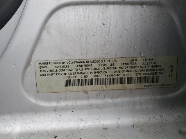 Photo 12 VIN: 3VWFT71K86M054157 - VOLKSWAGEN JETTA 