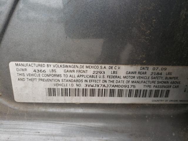 Photo 9 VIN: 3VWJX7AJ7AM009175 - VOLKSWAGEN JETTA S 