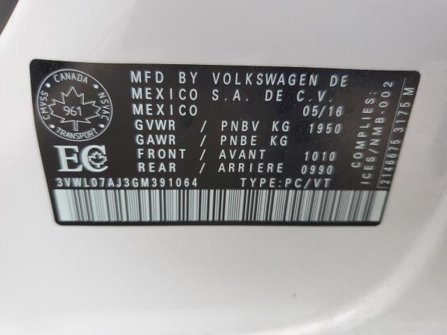 Photo 12 VIN: 3VWL07AJ3GM391064 - VOLKSWAGEN JETTA SEL 