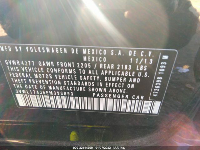 Photo 8 VIN: 3VWL17AJ5EM393893 - VOLKSWAGEN JETTA SEDAN 