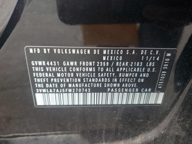 Photo 11 VIN: 3VWLA7AJ5FM270743 - VOLKSWAGEN JETTA TDI 