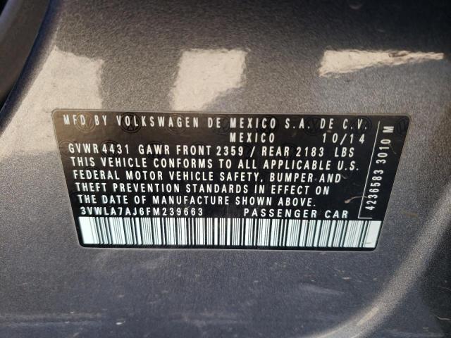 Photo 9 VIN: 3VWLA7AJ6FM239663 - VOLKSWAGEN JETTA TDI 