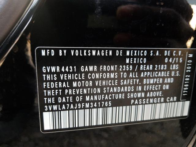 Photo 9 VIN: 3VWLA7AJ9FM341765 - VOLKSWAGEN JETTA 