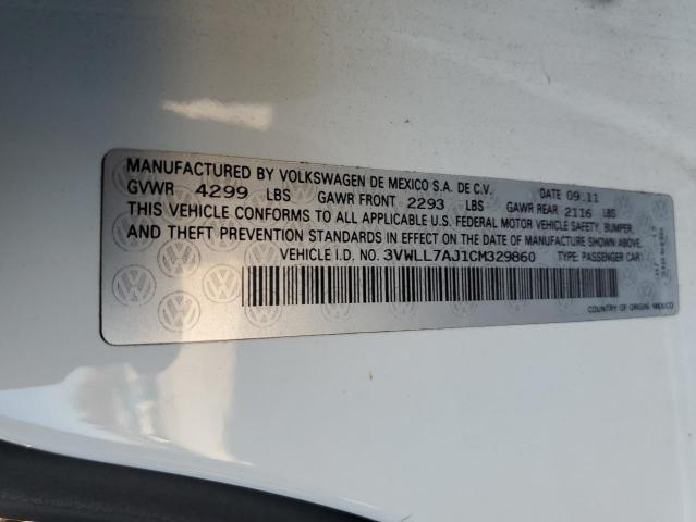 Photo 12 VIN: 3VWLL7AJ1CM329860 - VOLKSWAGEN JETTA 