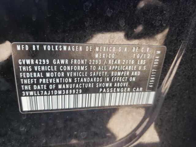 Photo 9 VIN: 3VWLL7AJ1DM389929 - VOLKSWAGEN JETTA TDI 