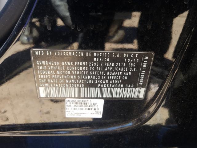 Photo 9 VIN: 3VWLL7AJ2DM238629 - VOLKSWAGEN JETTA TDI 