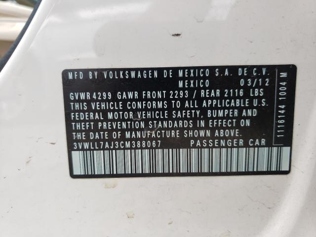 Photo 9 VIN: 3VWLL7AJ3CM388067 - VOLKSWAGEN JETTA TDI 