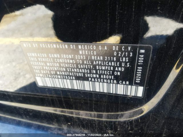 Photo 8 VIN: 3VWLL7AJ3DM275348 - VOLKSWAGEN JETTA 