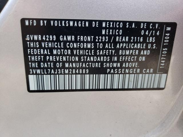 Photo 9 VIN: 3VWLL7AJ3EM284889 - VOLKSWAGEN JETTA TDI 