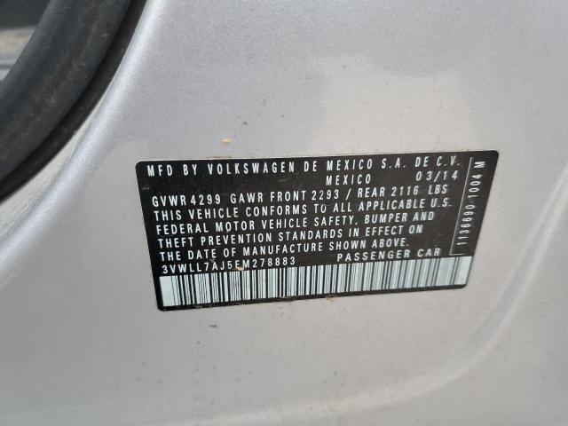 Photo 11 VIN: 3VWLL7AJ5EM278883 - VOLKSWAGEN JETTA TDI 