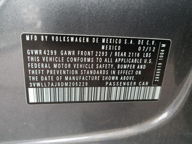 Photo 9 VIN: 3VWLL7AJ8DM205229 - VOLKSWAGEN JETTA TDI 