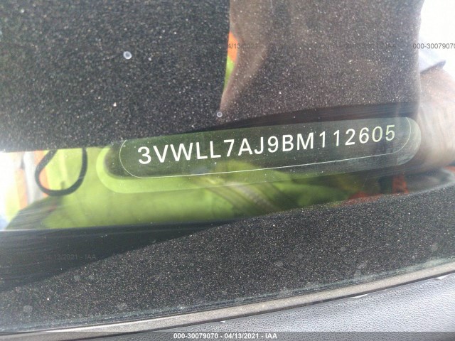 Photo 8 VIN: 3VWLL7AJ9BM112605 - VOLKSWAGEN JETTA SEDAN 