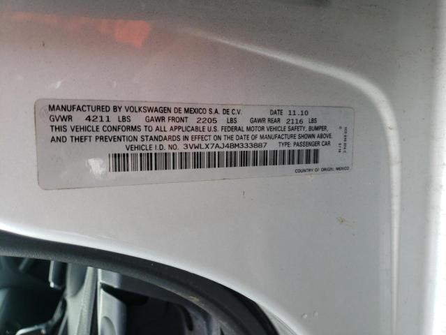 Photo 9 VIN: 3VWLX7AJ4BM333887 - VOLKSWAGEN JETTA SEL 