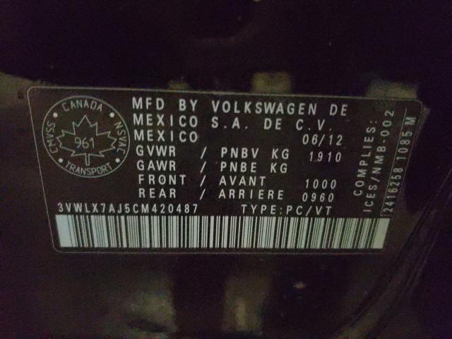 Photo 9 VIN: 3VWLX7AJ5CM420487 - VOLKSWAGEN JETTA SEL 