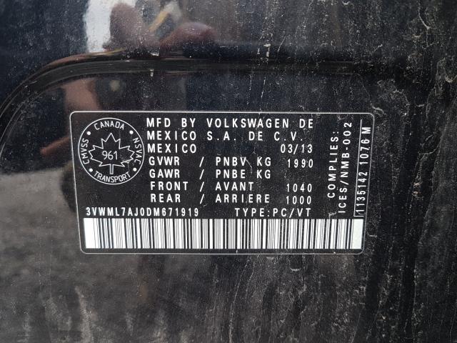 Photo 8 VIN: 3VWML7AJ0DM671919 - VOLKSWAGEN JETTA 