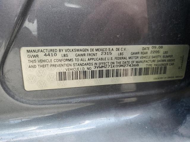 Photo 11 VIN: 3VWMZ71K09M274368 - VOLKSWAGEN JETTA 