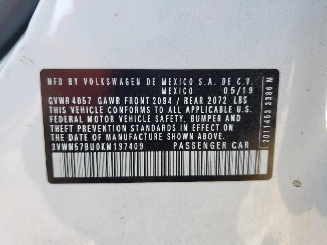 Photo 12 VIN: 3VWN57BU0KM197409 - VOLKSWAGEN JETTA 