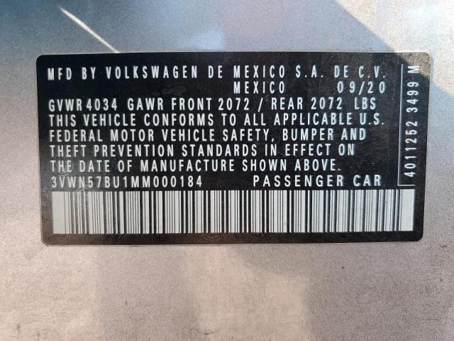 Photo 12 VIN: 3VWN57BU1MM000184 - VOLKSWAGEN JETTA 