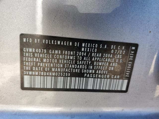 Photo 11 VIN: 3VWNM7BU4NM025259 - VOLKSWAGEN JETTA 