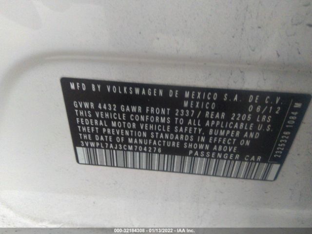 Photo 8 VIN: 3VWPL7AJ3CM704276 - VOLKSWAGEN JETTA SPORTWAGEN 