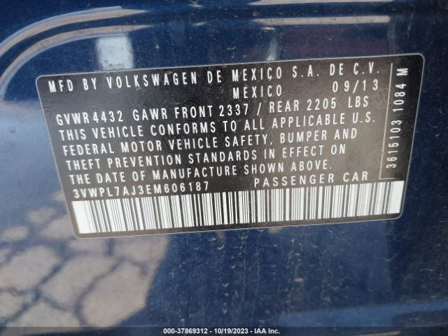 Photo 8 VIN: 3VWPL7AJ3EM606187 - CHEVROLET EQUINOX 