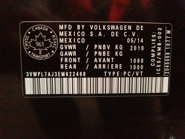 Photo 9 VIN: 3VWPL7AJ3EM622468 - VOLKSWAGEN JETTA TDI 