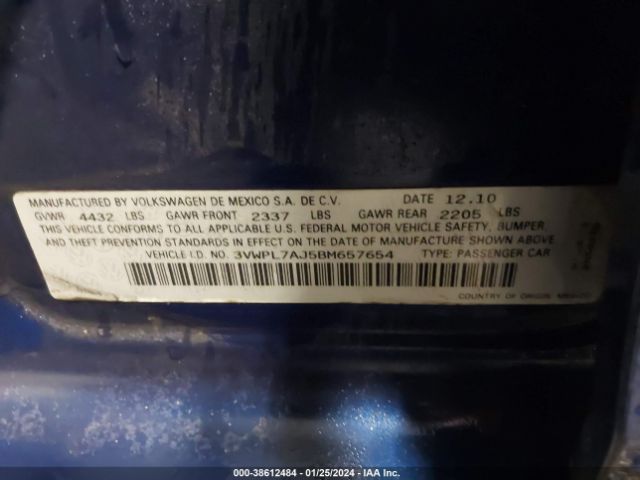 Photo 8 VIN: 3VWPL7AJ5BM657654 - VOLKSWAGEN JETTA SPORTWAGEN 