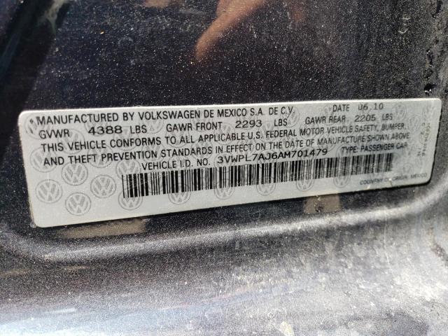 Photo 9 VIN: 3VWPL7AJ6AM701479 - VOLKSWAGEN JETTA TDI 