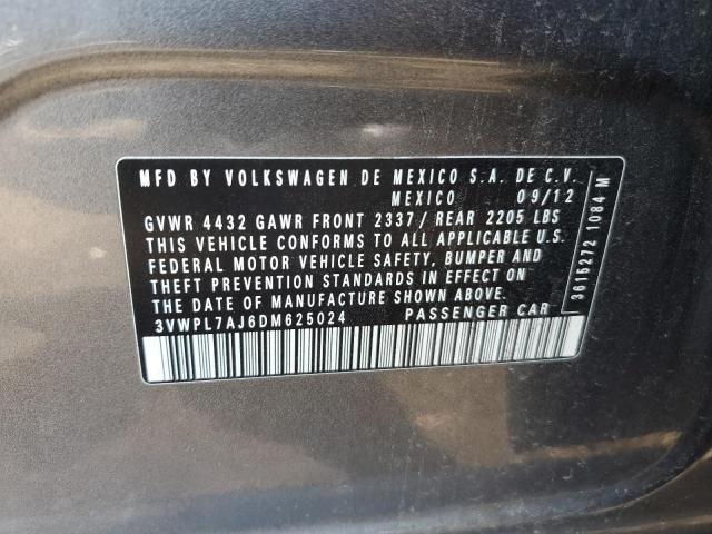 Photo 11 VIN: 3VWPL7AJ6DM625024 - VOLKSWAGEN JETTA TDI 