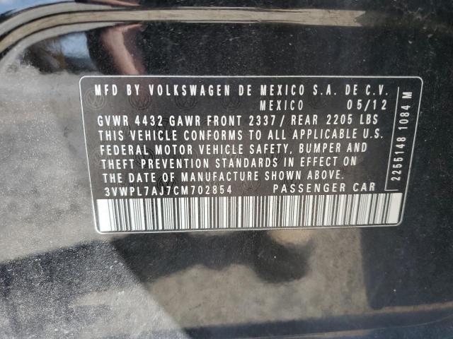 Photo 12 VIN: 3VWPL7AJ7CM702854 - VOLKSWAGEN JETTA TDI 