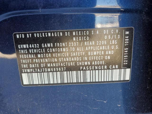 Photo 13 VIN: 3VWPL7AJ7DM689637 - VOLKSWAGEN JETTA TDI 