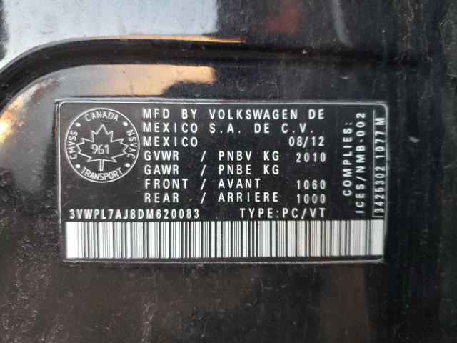 Photo 9 VIN: 3VWPL7AJ8DM620083 - VOLKSWAGEN JETTA TDI 