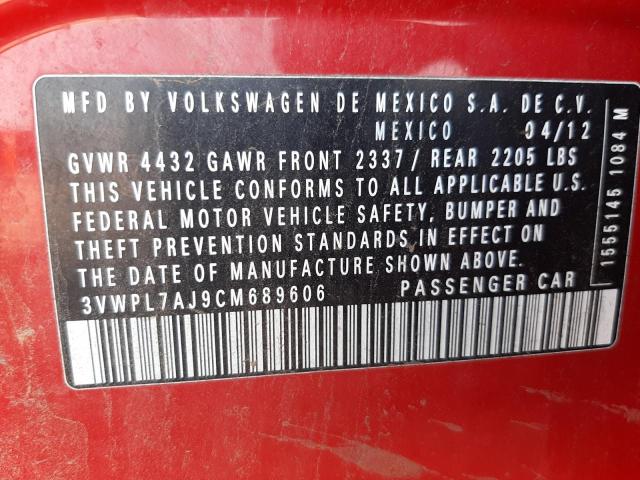 Photo 9 VIN: 3VWPL7AJ9CM689606 - VOLKSWAGEN JETTA TDI 